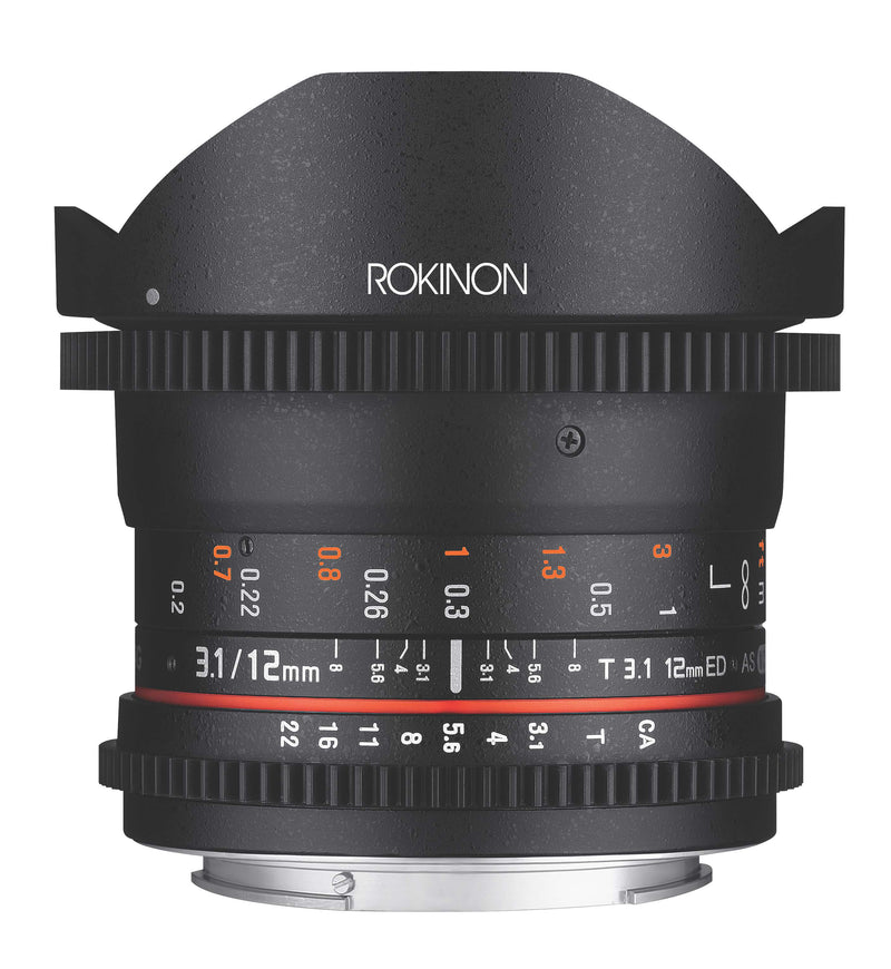 Rokinon 12mm T3.1 Full Frame Fisheye Cine DS