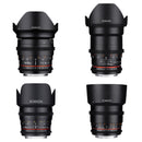 Rokinon 20, 35, 50, 85mm Cine DS Lens Bundle