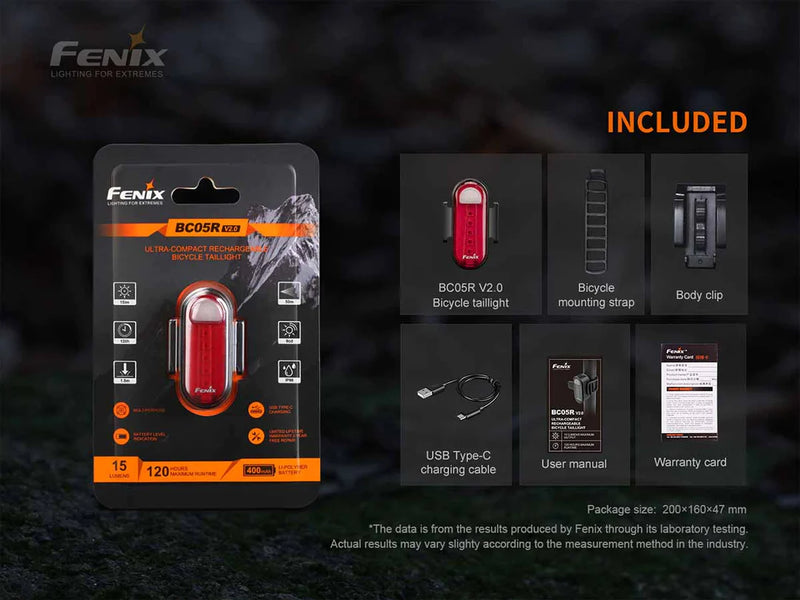 Fenix BC05R V2.0 Rechargeable Bike Taillight