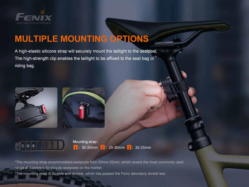 Fenix BC05R V2.0 Rechargeable Bike Taillight
