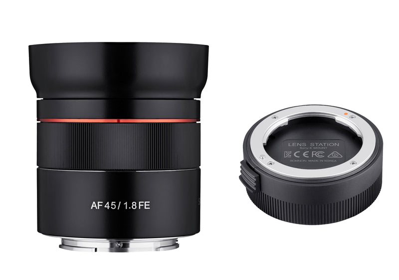 Rokinon 45mm F1.8 AF Compact Full Frame with Lens Station (Sony E)