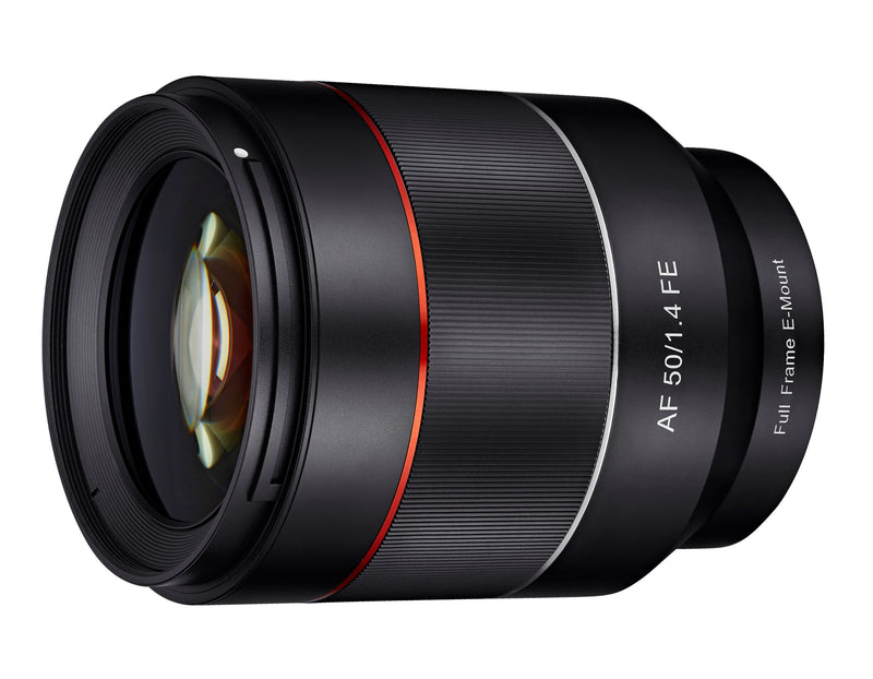 Rokinon 14, 50mm Auto Focus Lens Bundle with Lens Station (Sony E)