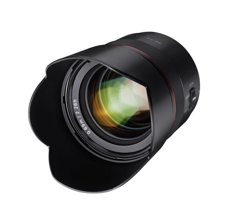 Rokinon 18, 45, 75mm Compact Auto Focus Lens Bundle with Lens Station (Sony E)