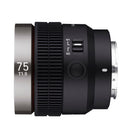 Samyang 75mm T1.9 Full Frame Cine Auto Focus for Sony E