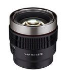 Samyang 75mm T1.9 Full Frame Cine Auto Focus for Sony E