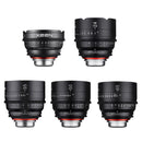 XEEN 14, 24, 35, 50, 85mm Pro Cinema Lens Bundle