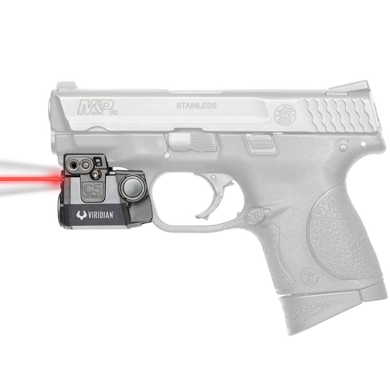 Viridian C5L-R Red Laser Sight + Tactical Light with TacLoc Holster