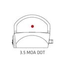 Crimson Trace CTS-1300 Compact Open Reflex Red Dot Sight for Rifles & Shotguns