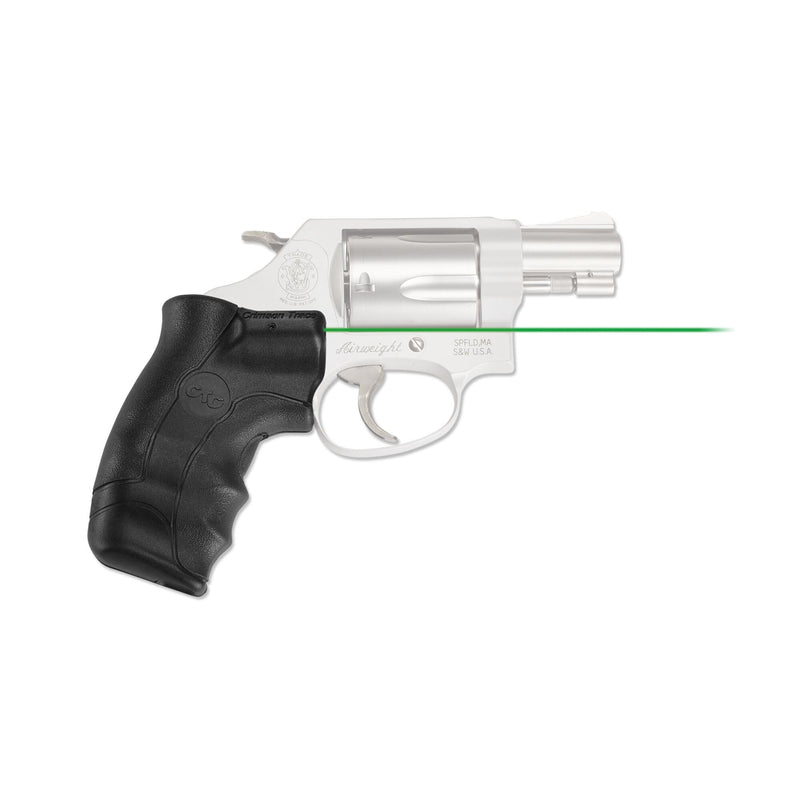 Crimson Trace LG-305G Green LASERGRIPS® for Smith & Wesson J-Frame Round Butt (Extended Grip)