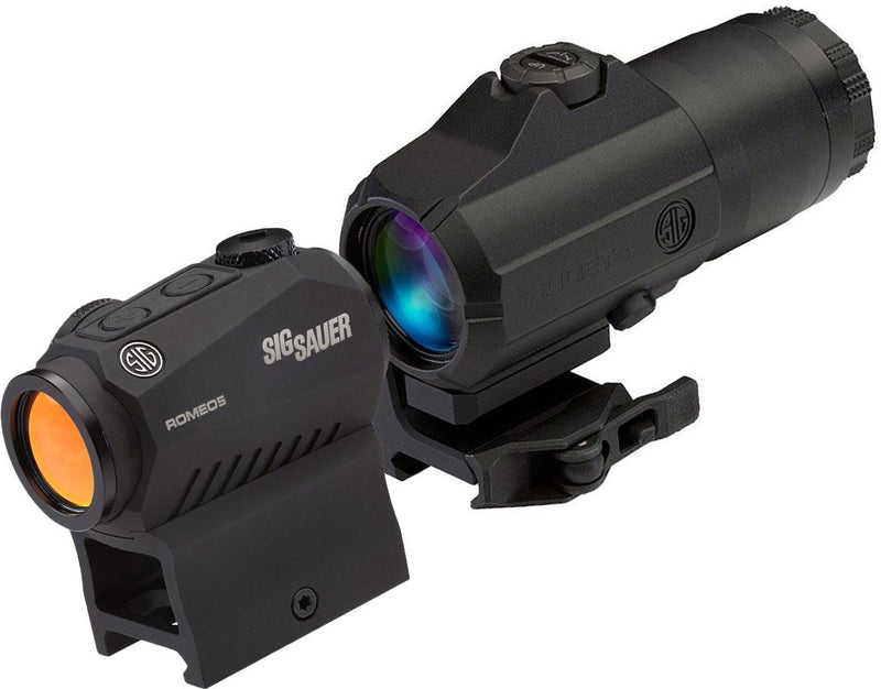 Sig Sauer ROMEO5 Red Dot Sight with JULIET3 3x Magnifier Combo