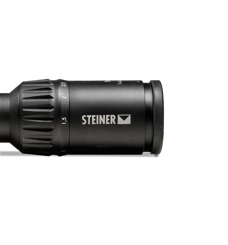 Steiner 1-4x24 P4Xi Riflescope with Throw Lever (P3TR Illuminated Reticle)